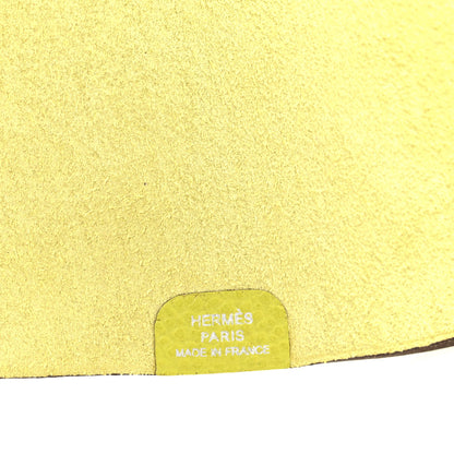 Hermes Togo Ulysse Mini Notebook Cover Soufre 6 of 8