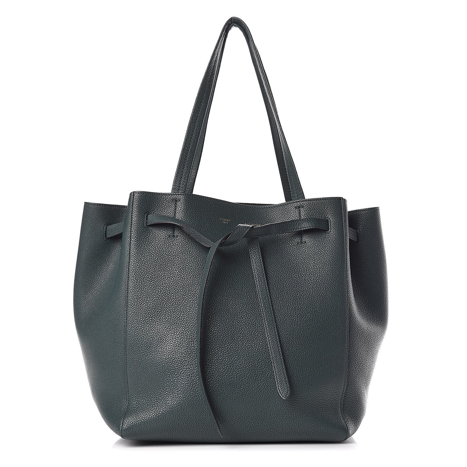 Celine Soft Grained Calfskin Small Belt Cabas Phantom Amazone 1 of 12