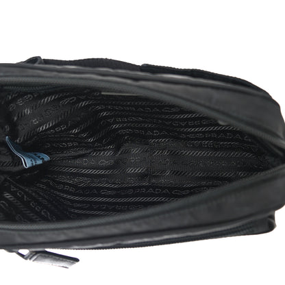 Prada Re-Nylon Saffiano Convertible Belt Bag Black 7 of 11