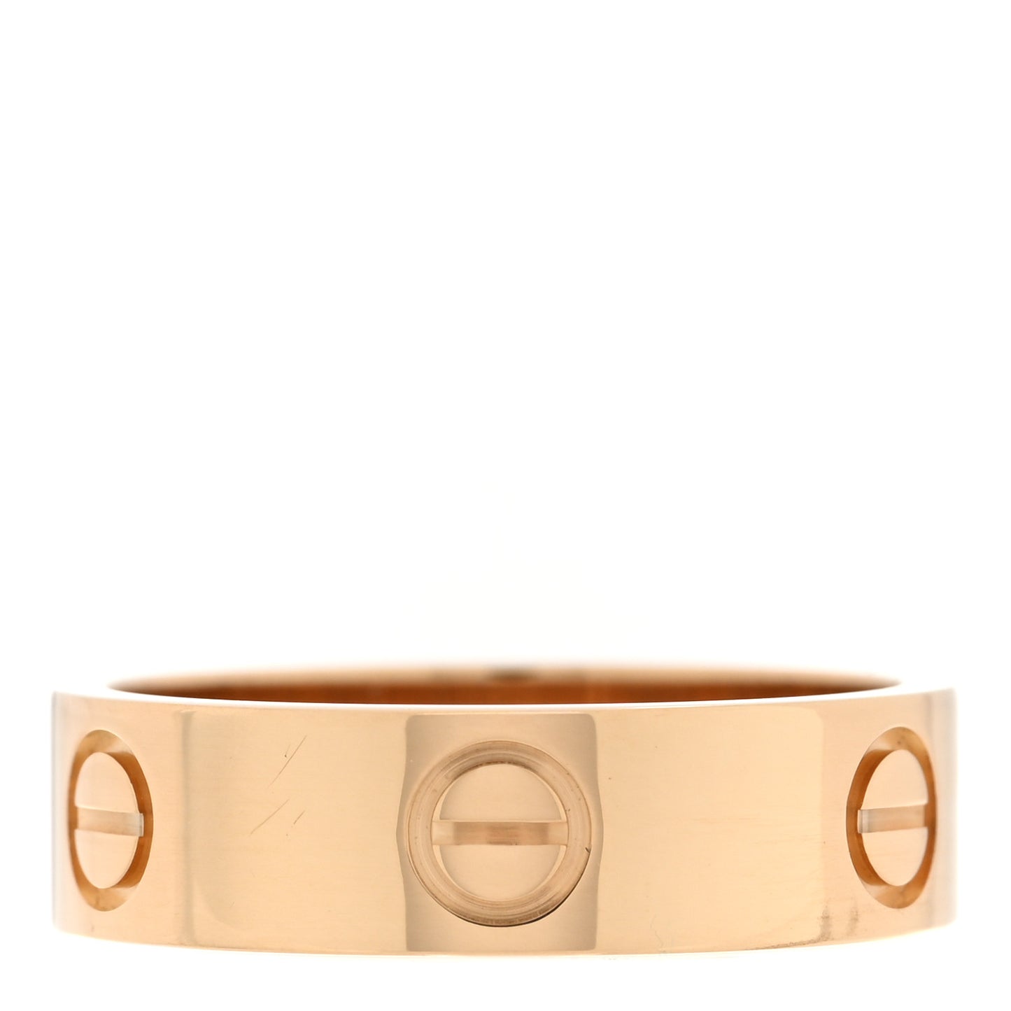 18K Yellow Gold 5.5mm LOVE Ring 55 7.25