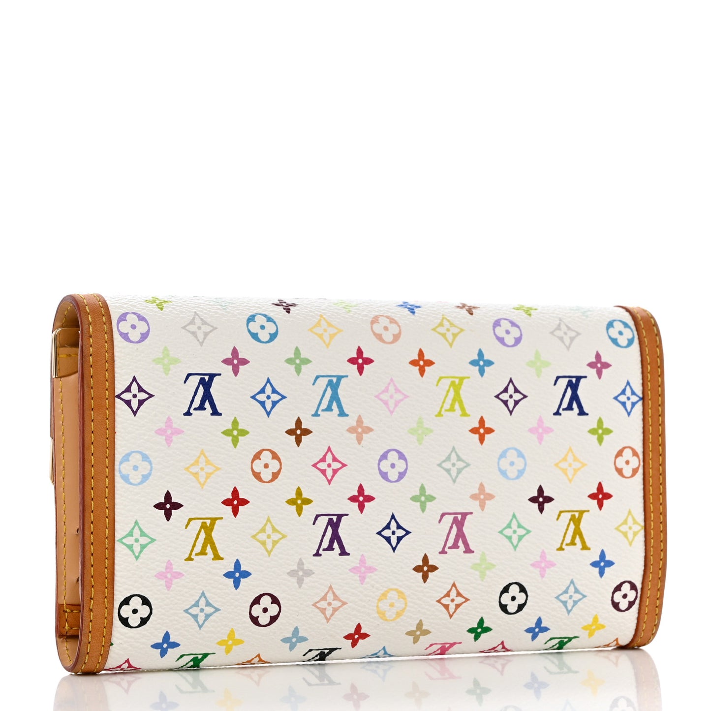 Monogram Multicolor Porte Tresor International Wallet White