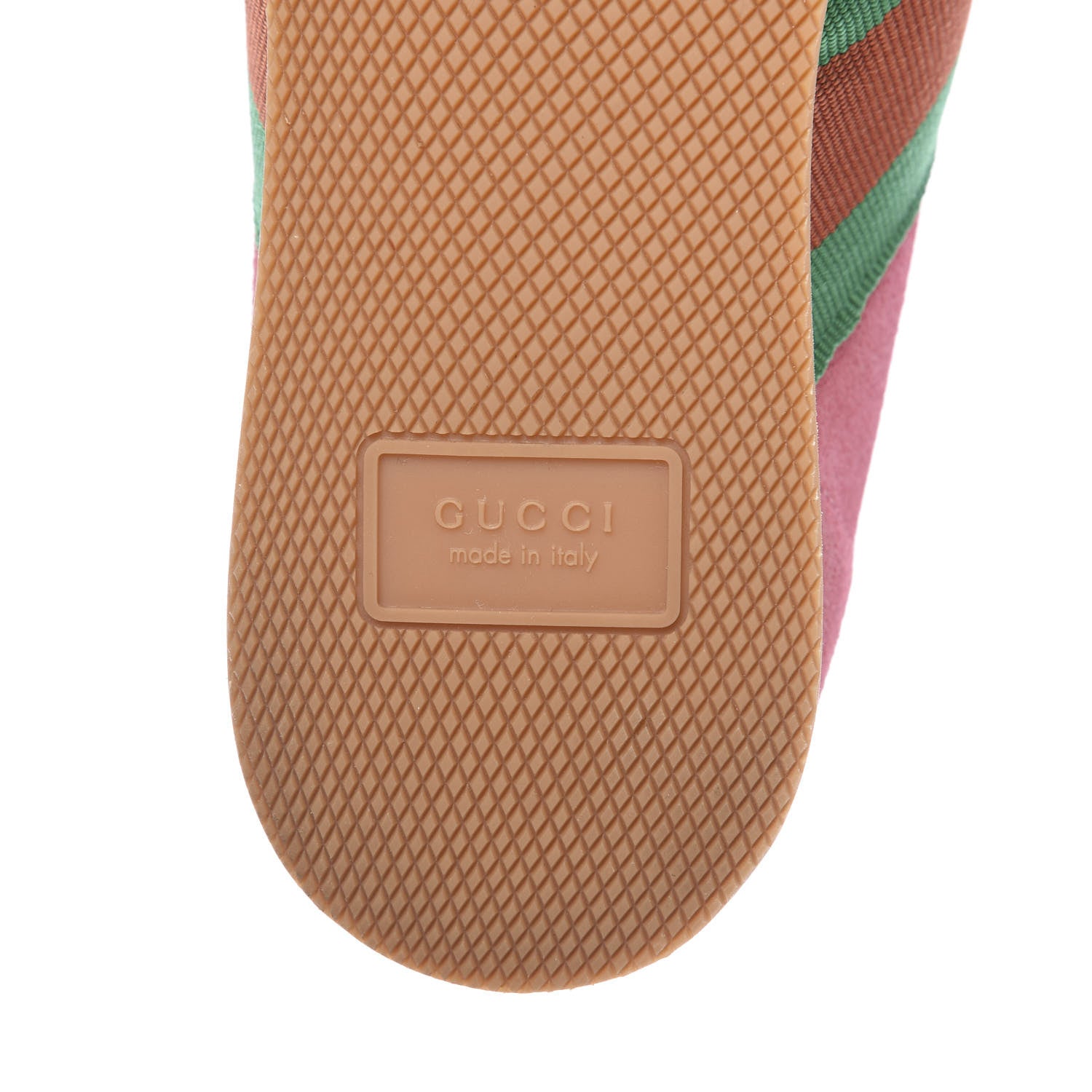 Gucci Suede Web Womens Rocket Sneakers 37.5 Rhododendron Pink 7 of 8
