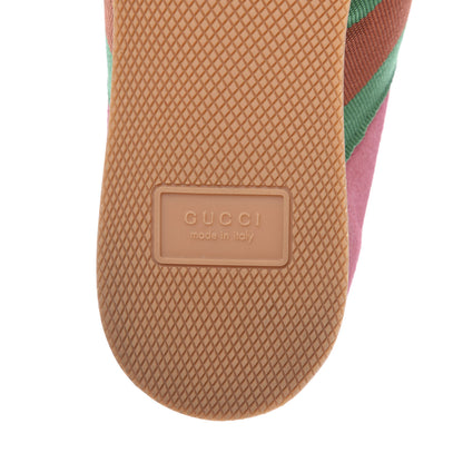 Gucci Suede Web Womens Rocket Sneakers 37.5 Rhododendron Pink 7 of 8