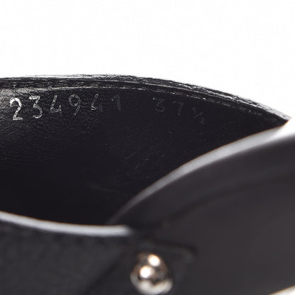 Gucci Cellarius Soft Calfskin Icon Bit Platform Clog High Heel Slide Sandals 37.5 Black 13 of 13