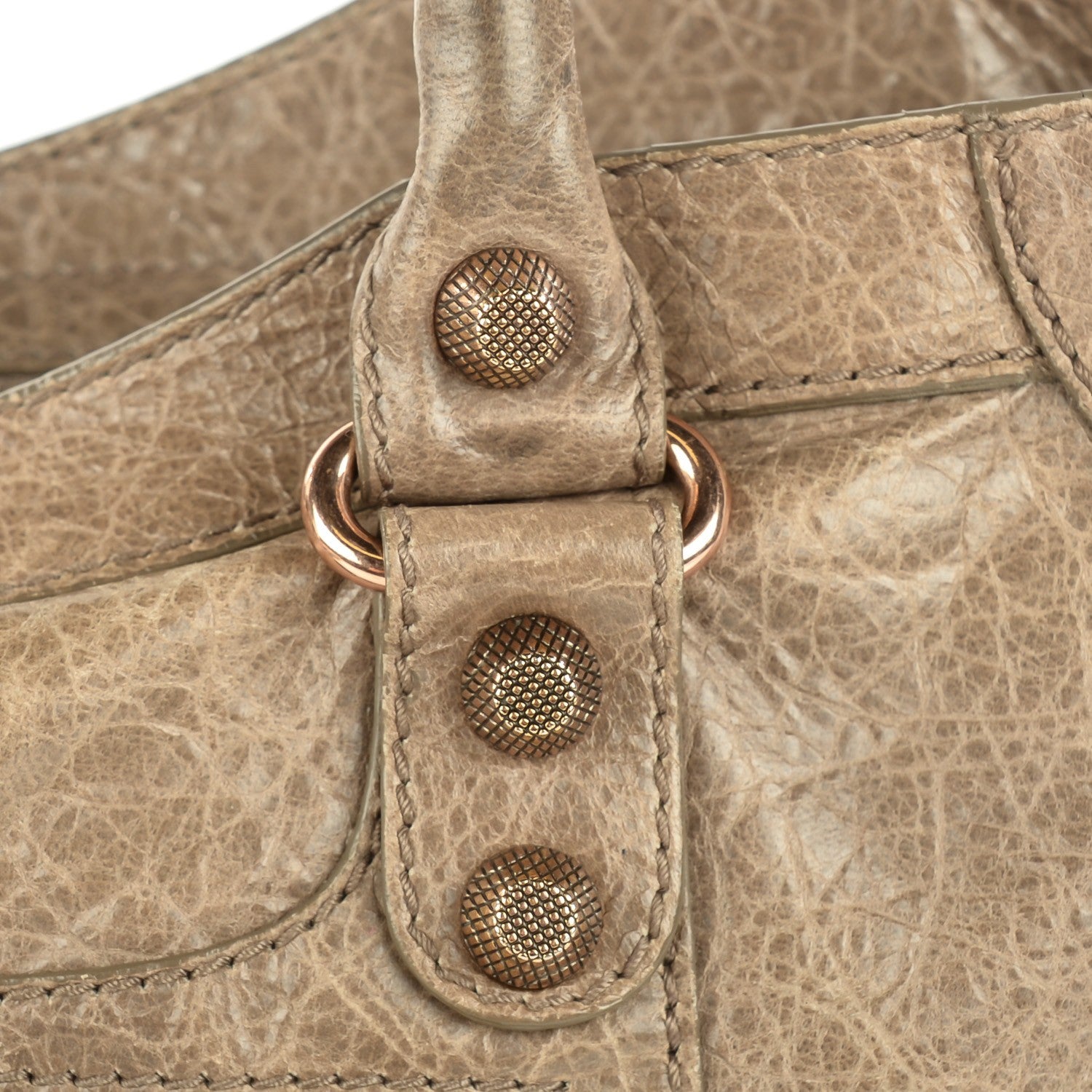 Balenciaga Agneau Giant 12 Rose Gold Hardware City Gris Poivre 2 of 13