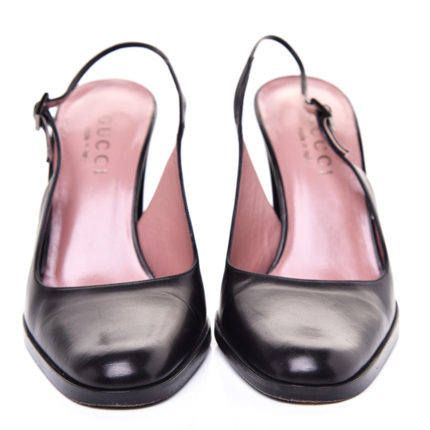 Calfskin Slingback Pumps 36 Black