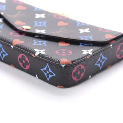 Louis Vuitton Game On Felicie Chain Wallet Black 7 of 10