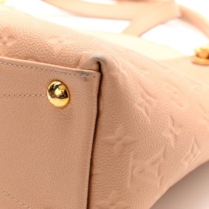 Louis Vuitton Empreinte V Tote MM Beige Rose Creme 13 of 16