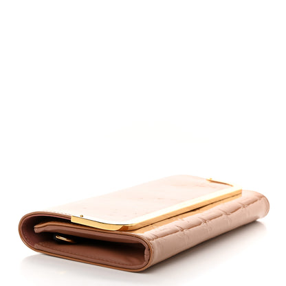 Louis Vuitton Vernis Rossmore MM Rose Velours 4 of 8