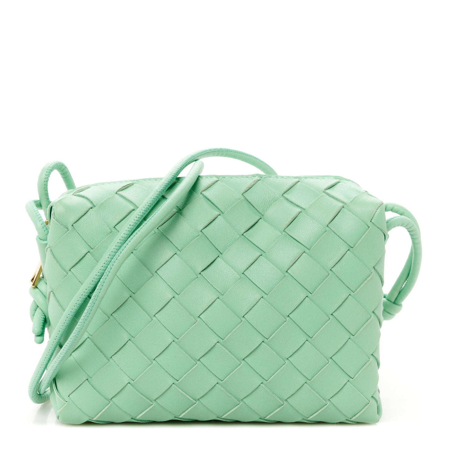 Nappa Intrecciato Mini Loop Camera Bag Siren