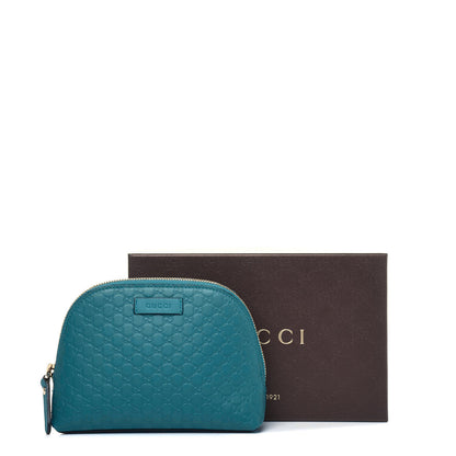 Gucci Microguccissima GG Cosmetic Case Deep Cobalt 14 of 14