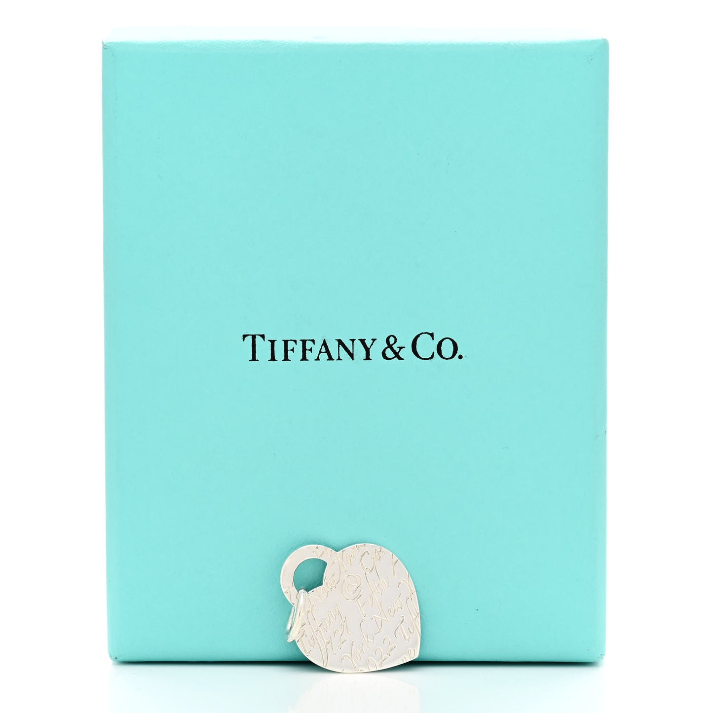 Sterling Silver Notes Heart Tag Charm