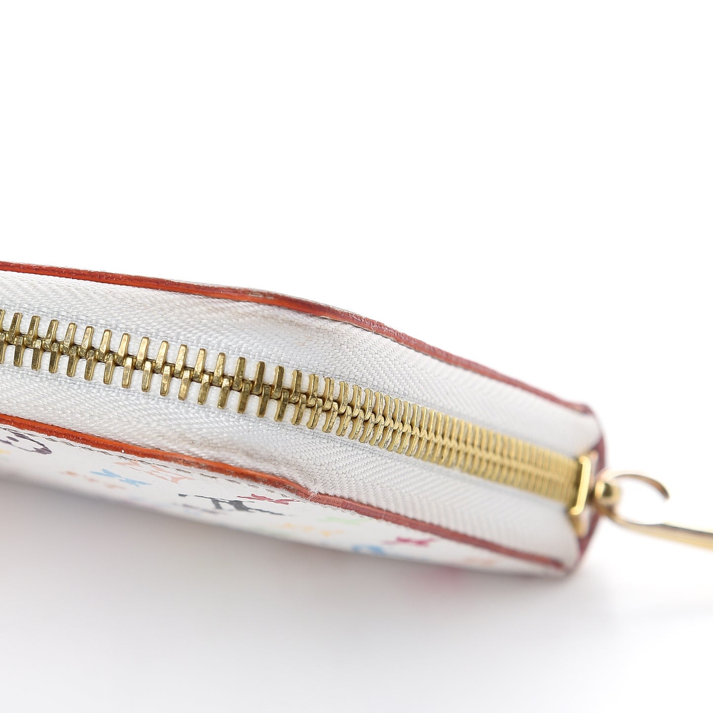 Monogram Multicolor Zippy Wallet White Litchi