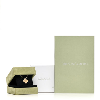 Van Cleef & Arpels 18K Yellow Gold Vintage Alhambra Pendant Necklace 6 of 6