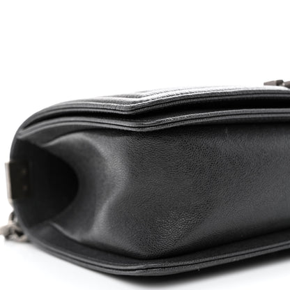 Chanel Caviar Quilted Medium Boy Flap Grey 9 of 11