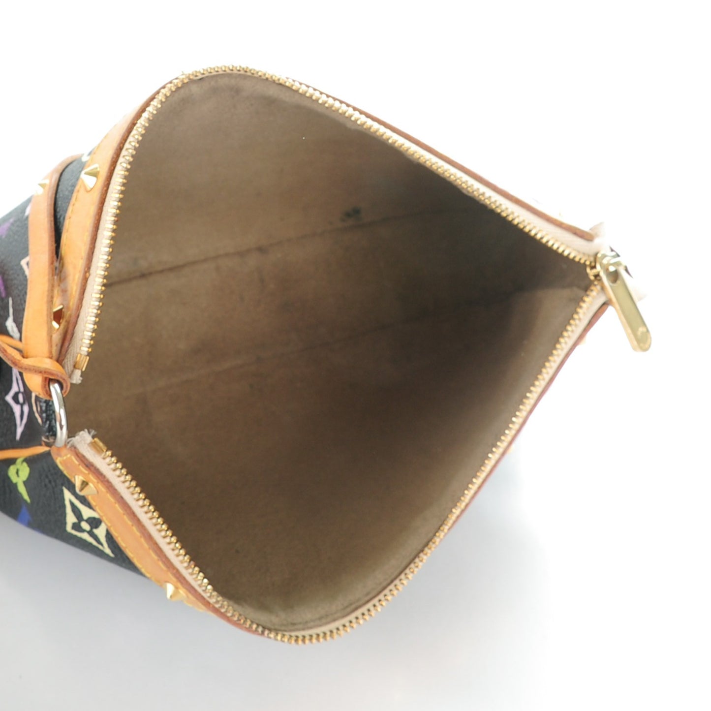 Monogram Multicolor Pochette Accessories Black