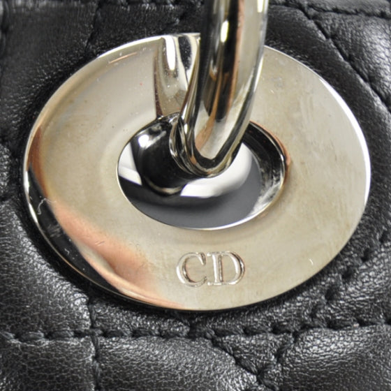 Lambskin Cannage Soft Lady Dior Tote Black