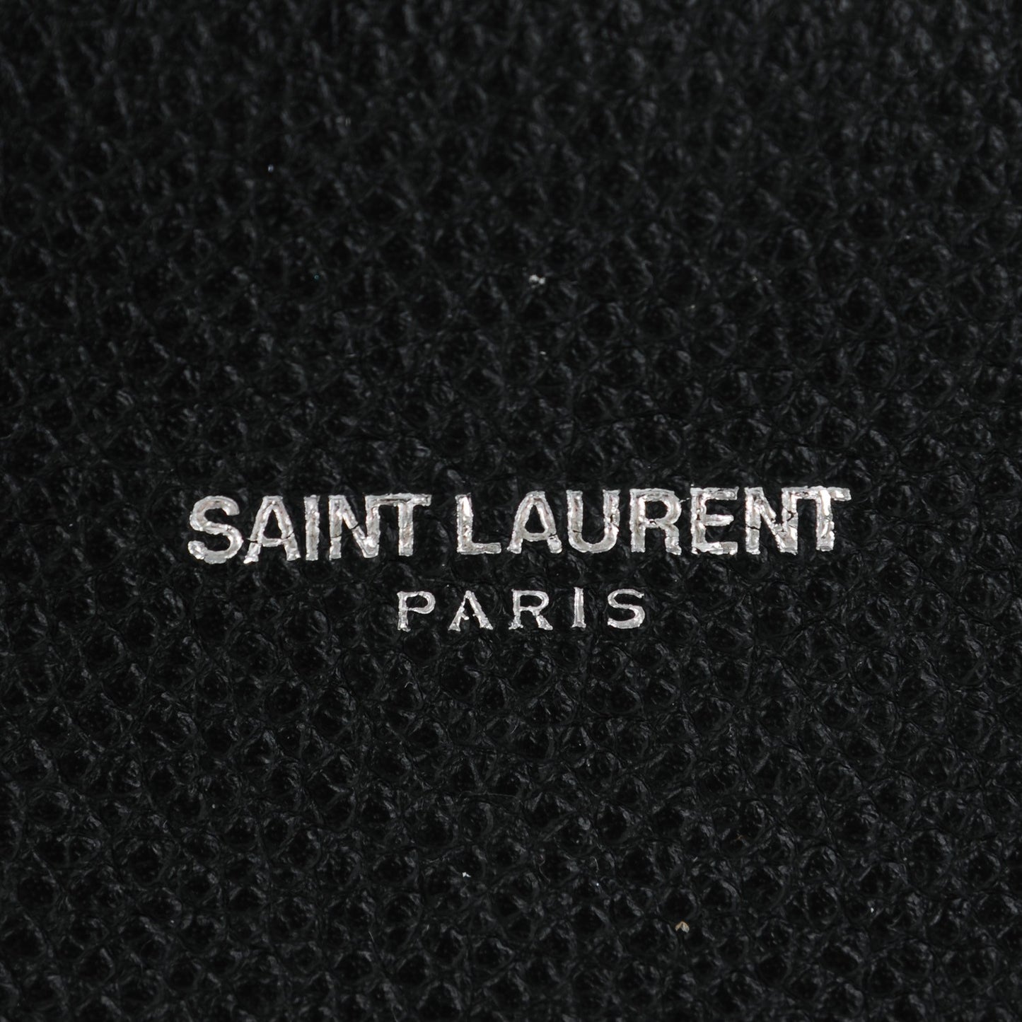 Grained Calfskin Baby Sac De Jour Black