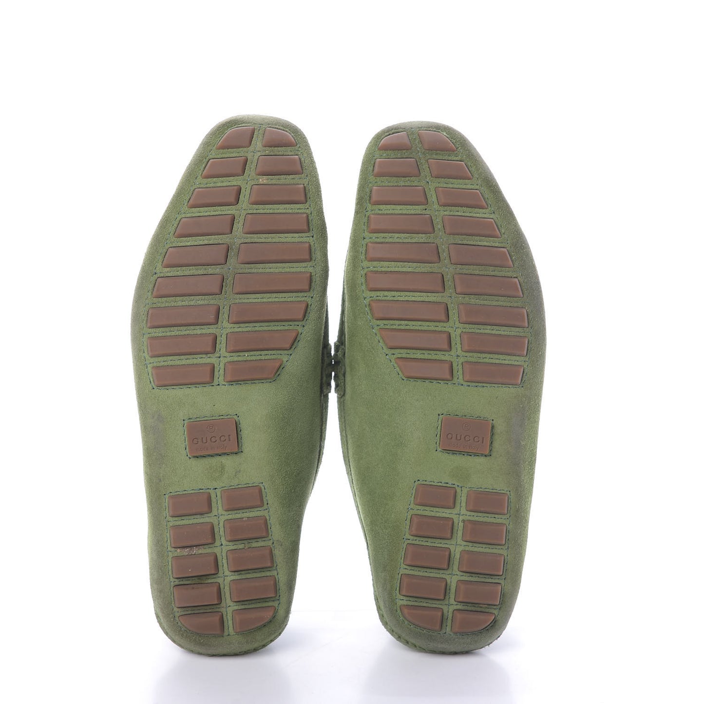 Suede Mens Bamboo Horsebit Moccasin 9 Green