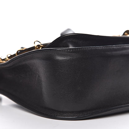 Chloe Calfskin Small Charm Hudson Shoulder Bag Black 13 of 15