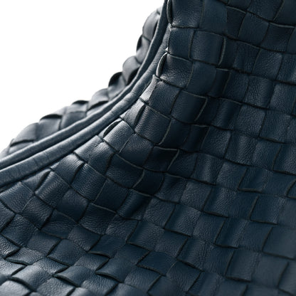 Bottega Veneta Nappa Intrecciato Medium Veneta Hobo Baltic Blue 12 of 13