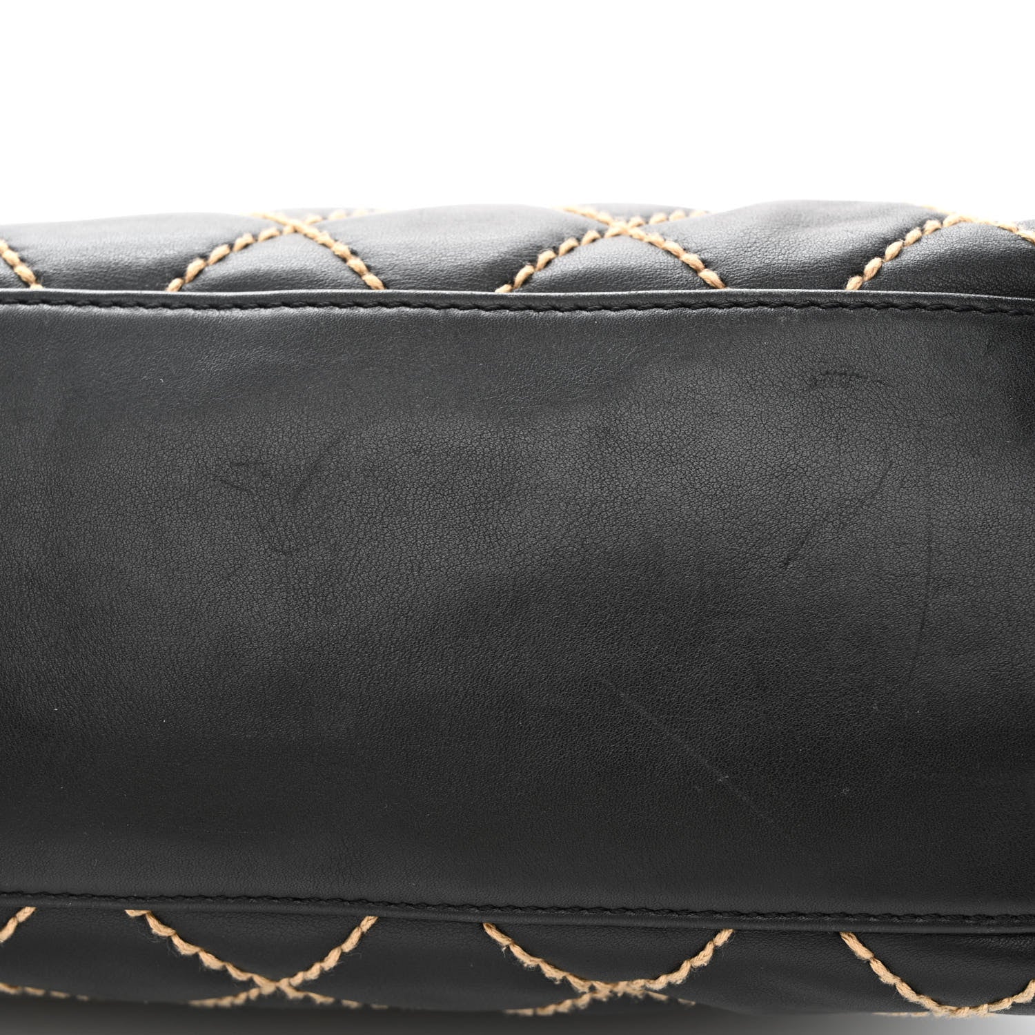 Chanel Calfskin Wild Stitch Hobo Black 12 of 16