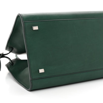 The Row Polished Saddle Calfskin Soft Margaux 12 Cyprus 8 of 12