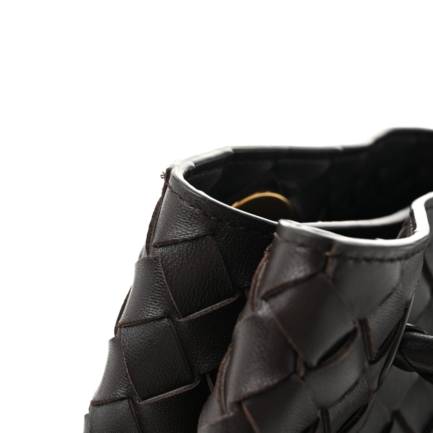 Nappa Intrecciato Large Andiamo Shoulder Bag Fondant
