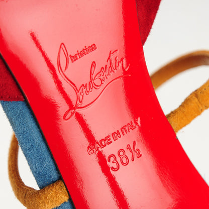 Christian Louboutin Veau Velours Suzanna 100 Pumps 38.5 Multicolor 6 of 7