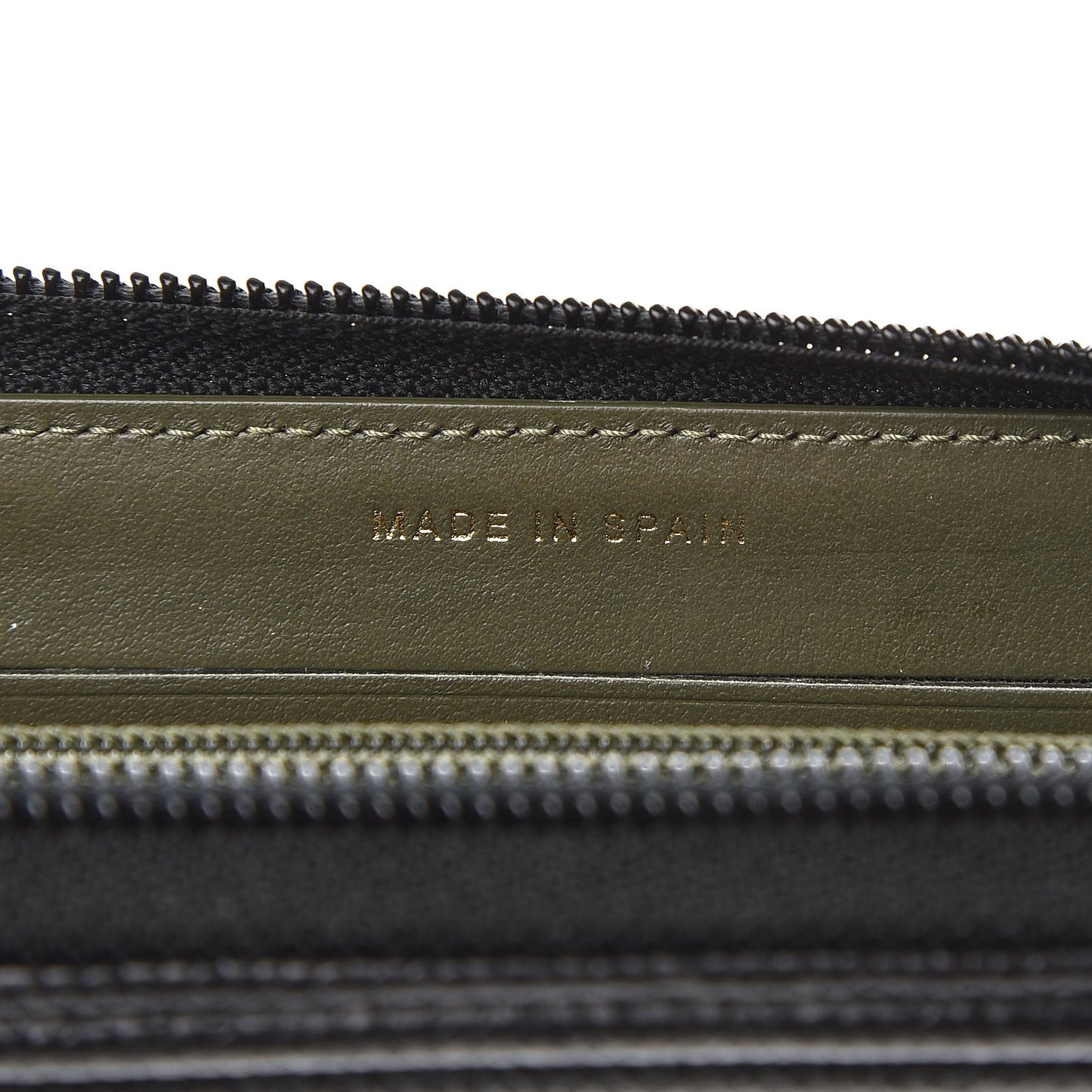 Caviar Quilted Boy Small Zip Around Wallet Black