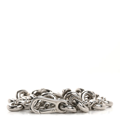 Loewe Aluminum Stainless Steel Donut Chain Shoulder Strap Silver 1 of 4