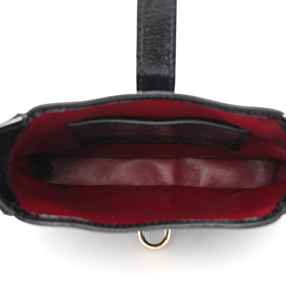 Gucci Crinkled Patent Mini Jackie Notte Bag Black 5 of 10