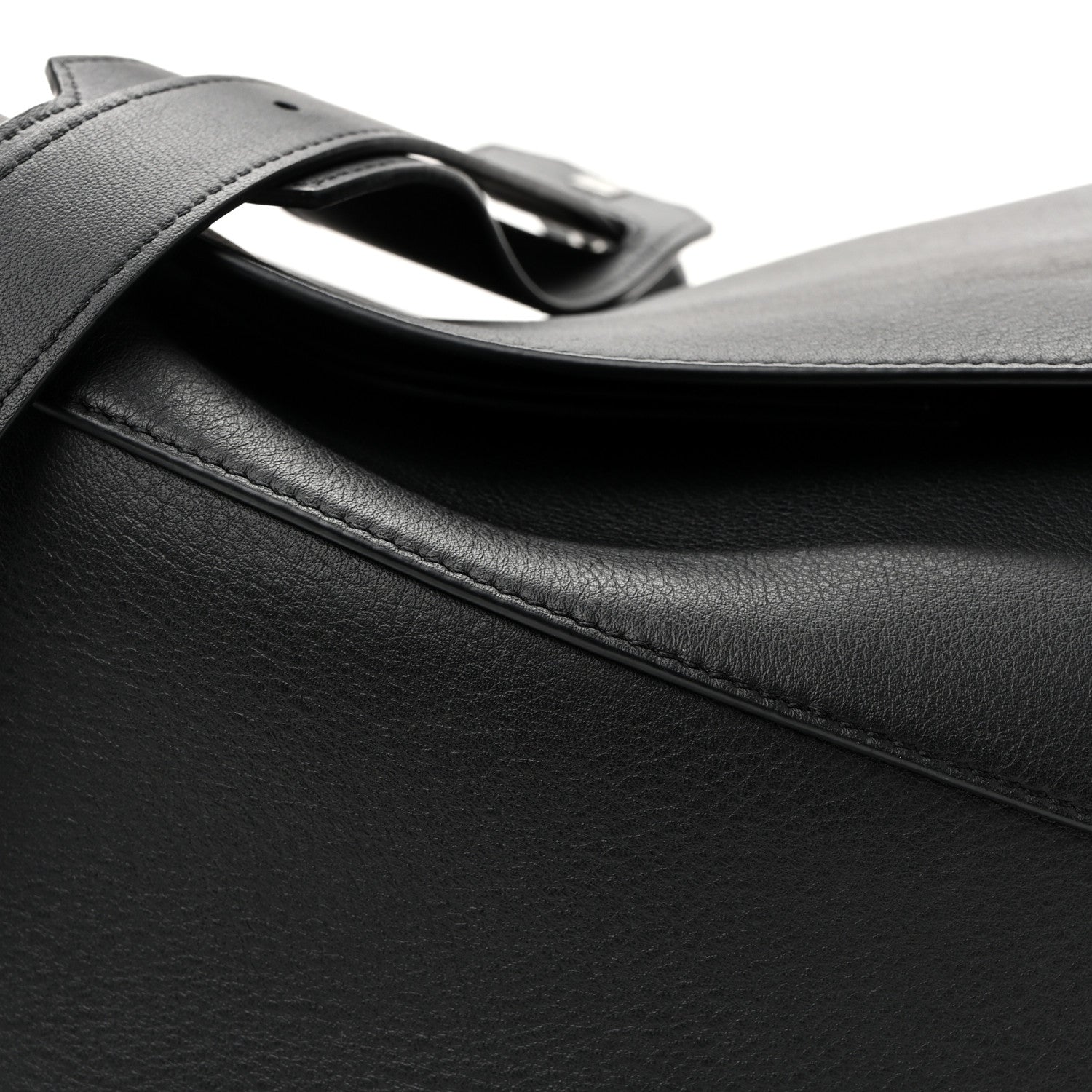 Loewe Calfskin Medium Puzzle Edge Bag Black 7 of 9