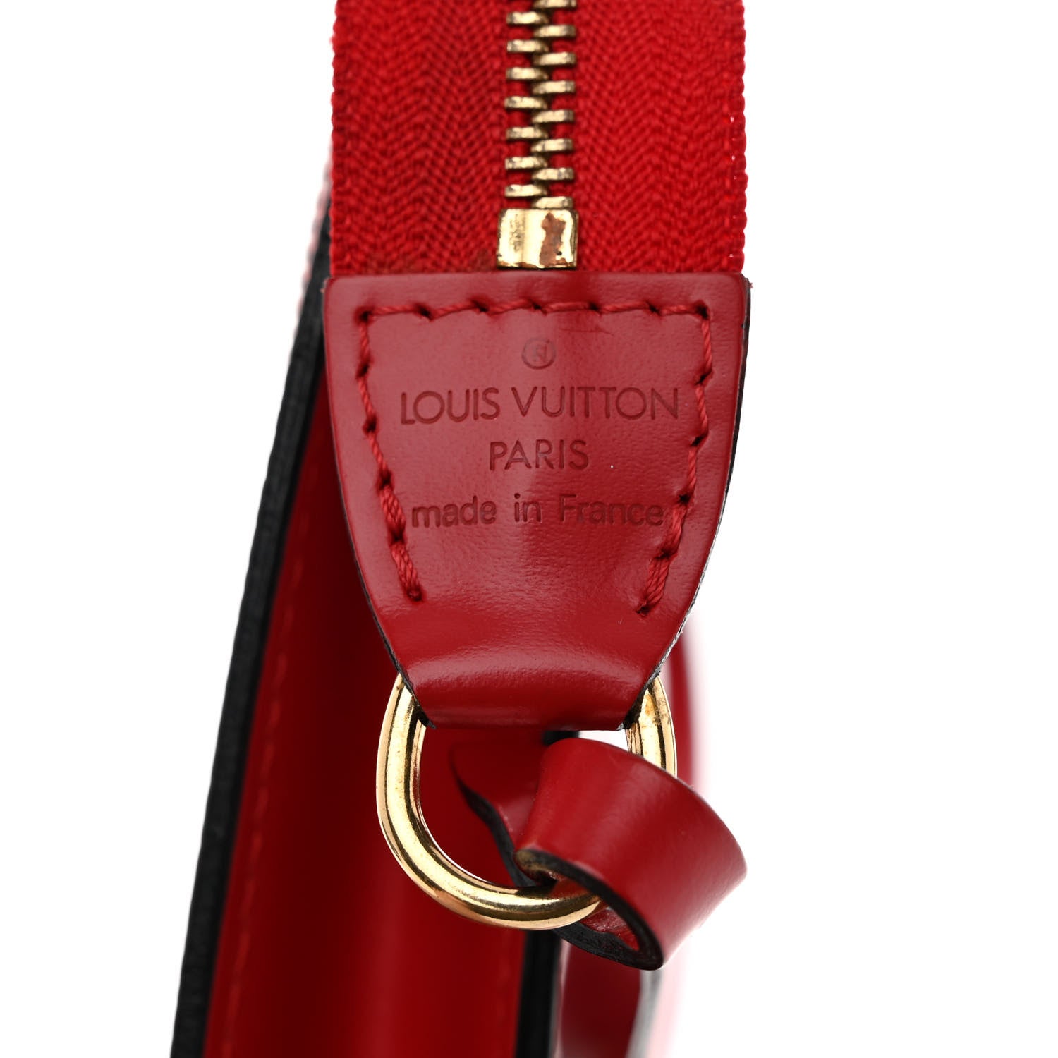 Louis Vuitton Epi Pochette Accessories 24 Castillan Red 6 of 11