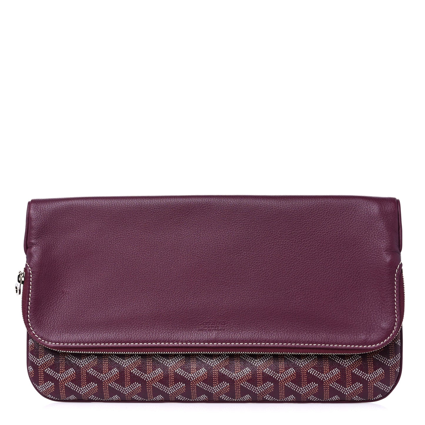 Goyardine Sainte Marie Soft Clutch Bordeaux