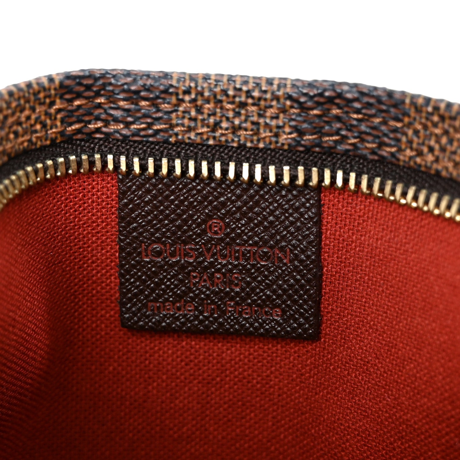 Louis Vuitton Damier Ebene Trousse Make Up Bag Pochette 6 of 10