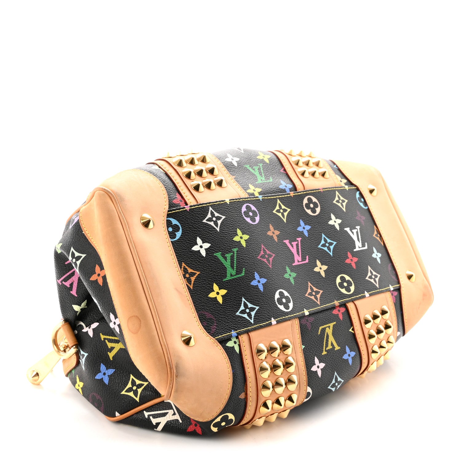 Louis Vuitton Monogram Multicolor Courtney MM Black 4 of 9
