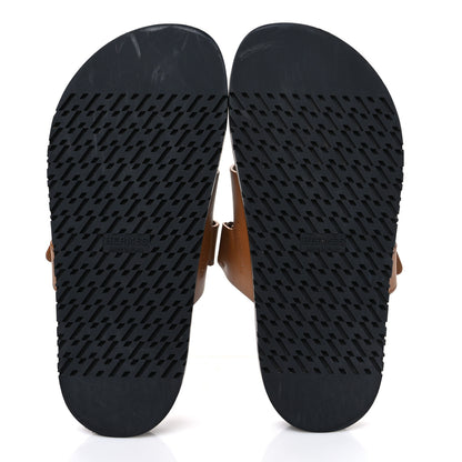 Hermes Calfskin Womens Chypre Sandals 36 Naturel 7 of 12