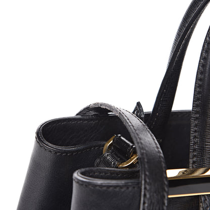 Fendi Vitello Elite Petite 2Jours Tote Black 12 of 14