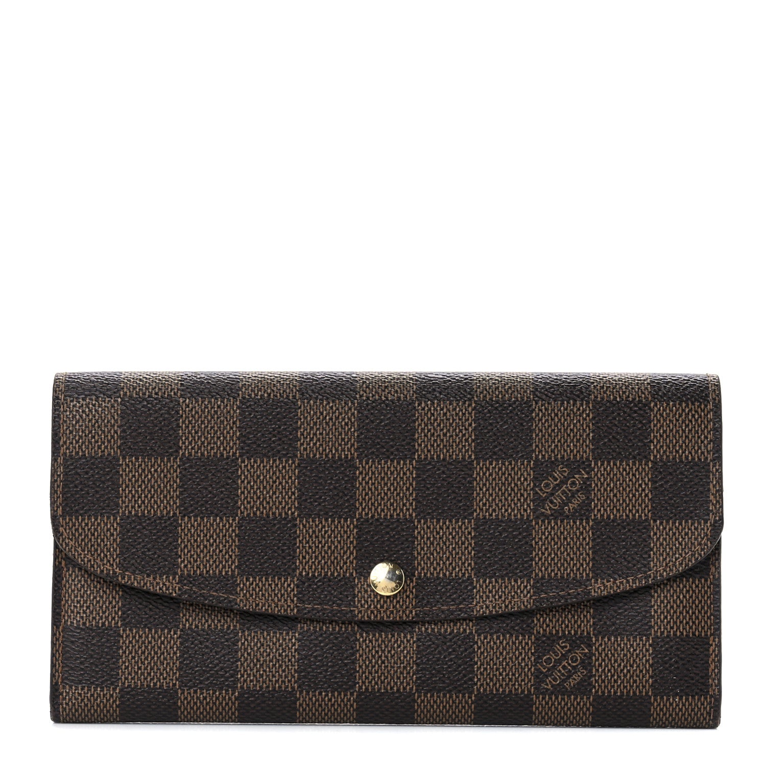 Louis Vuitton Damier Ebene Emilie Wallet 1 of 11