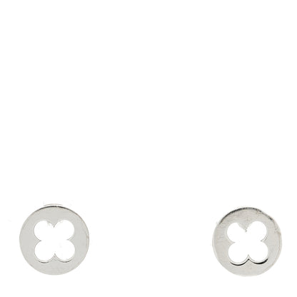 Louis Vuitton 18K White Gold Empreinte Ear Studs Earrings 1 of 4