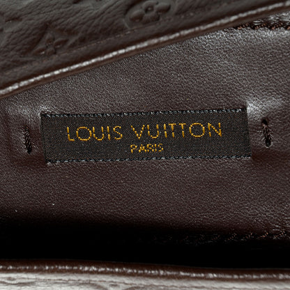 Louis Vuitton Calfskin Embossed Monogram Debbie Ballerina Flats 38.5 Brown 7 of 7