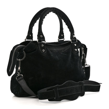 Balenciaga Baby Daim Suede Classic Hardware Town Black 4 of 19