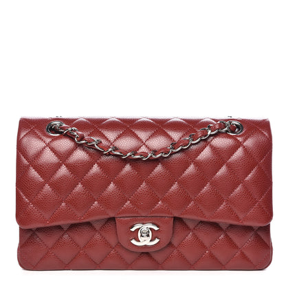 Chanel Caviar Quilted Medium Double Flap Red 1 of 10
