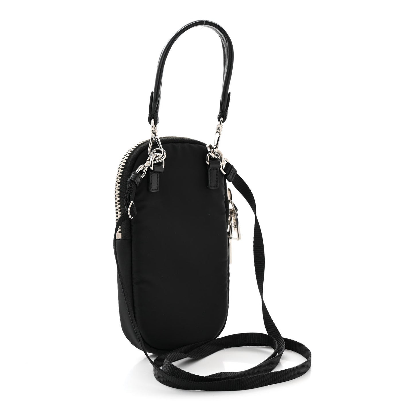 Tessuto Nylon Pocket Mini Bag Black