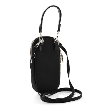 Prada Tessuto Nylon Pocket Mini Bag Black 3 of 11