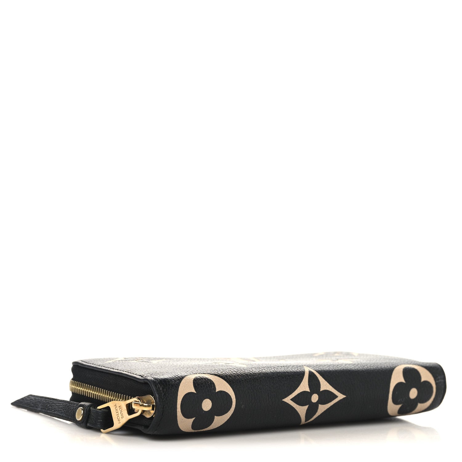 Louis Vuitton Empreinte Monogram Giant Zippy Wallet Black Beige 4 of 9