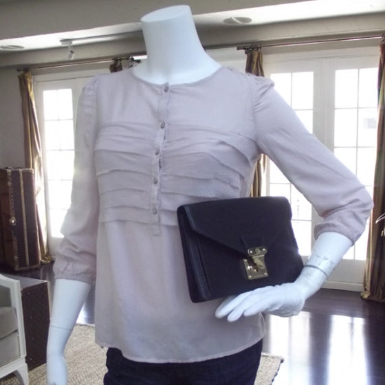 Epi Pochette Sellier Dragonne Clutch Black