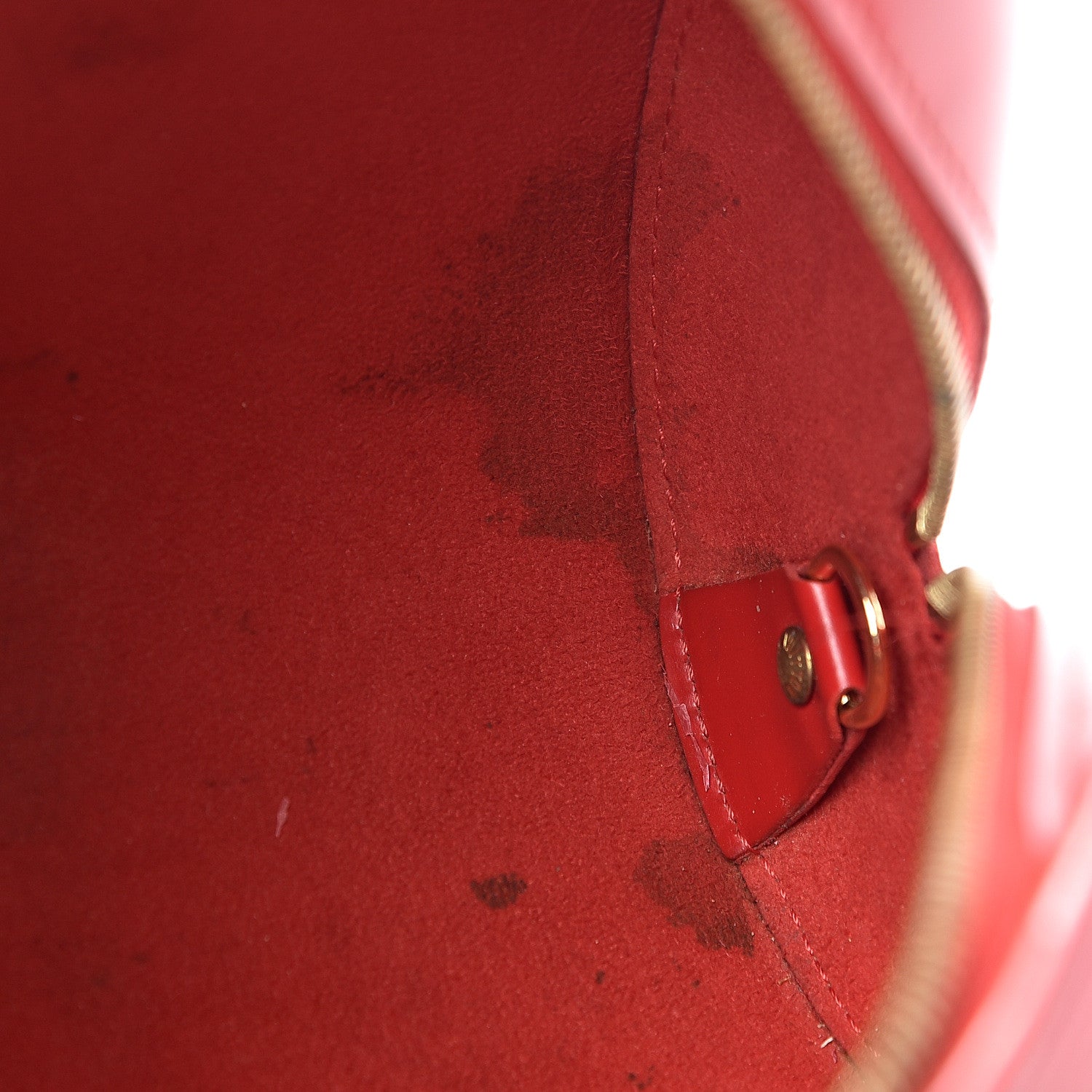 Louis Vuitton Epi Soufflot Castillan Red 12 of 27