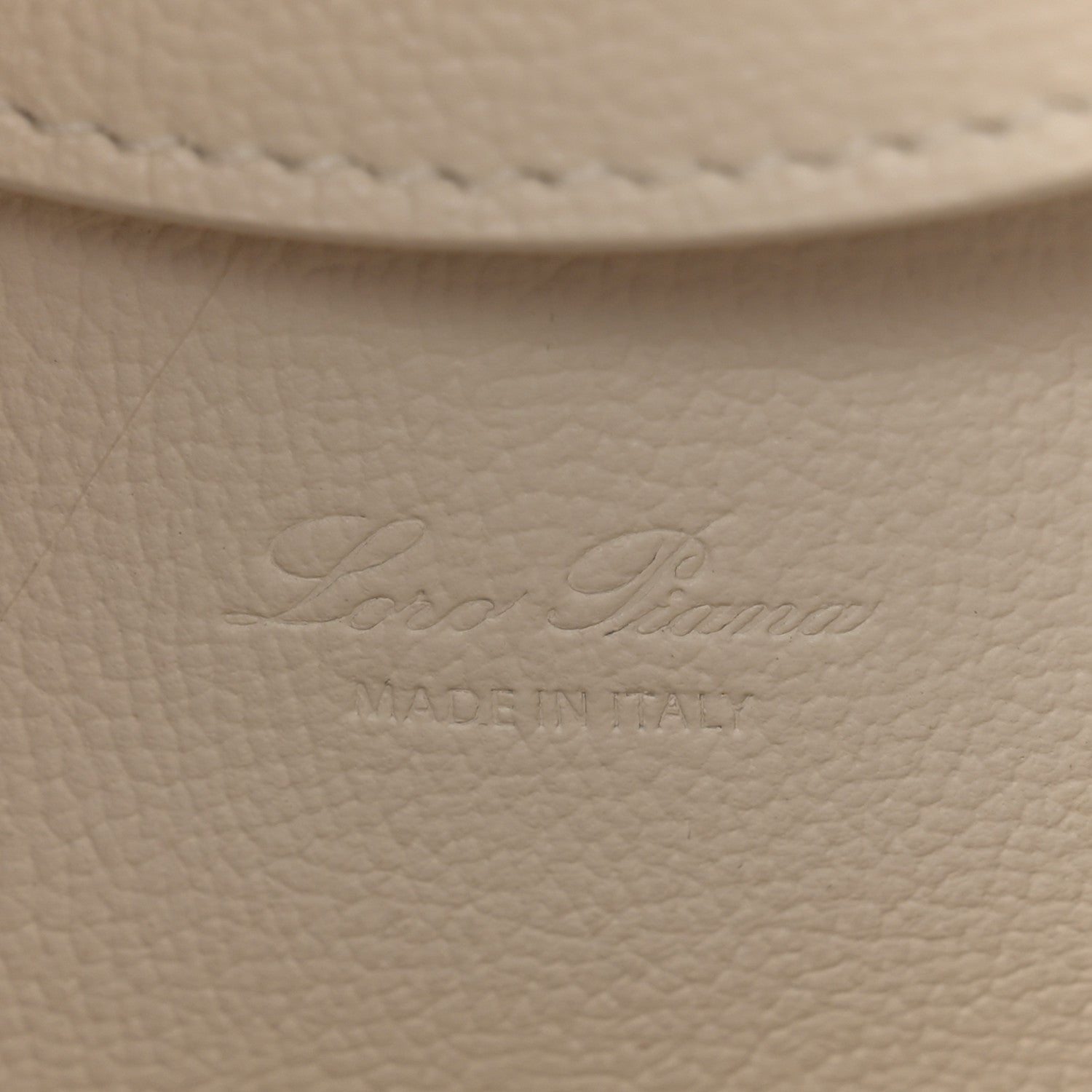 Loro Piana Calfskin Extra Bag L27 Whisper White 6 of 11